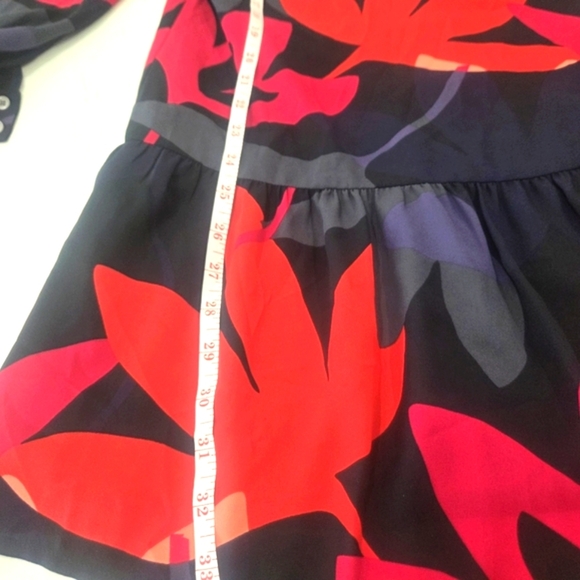 ANN TAYLOR LOFT RED DAY FIT&FLARE DRESS PETITE. - Picture 6 of 8